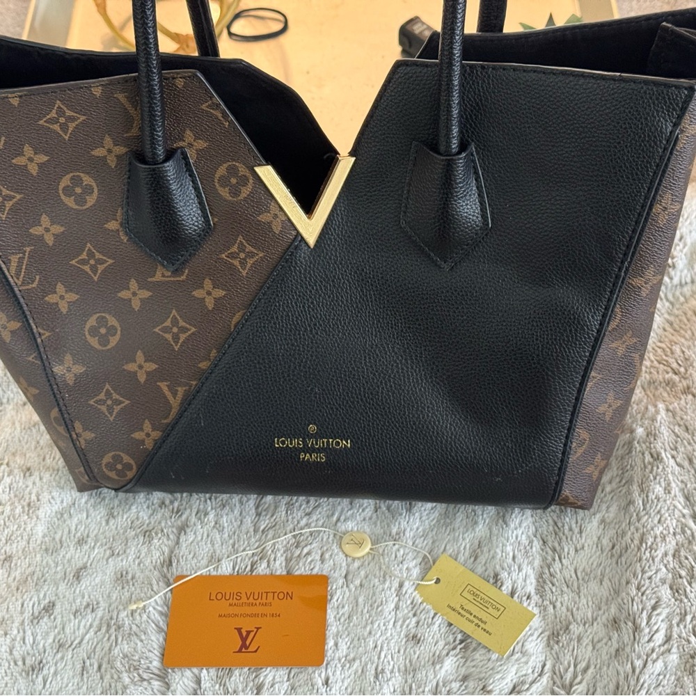 Louis Vuitton Black and Brown Totes